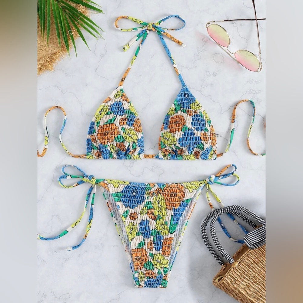 Floral print bikini